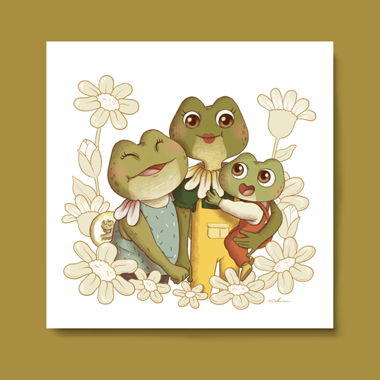 Lámina “Salteria, Croanita y sus renacuajos”