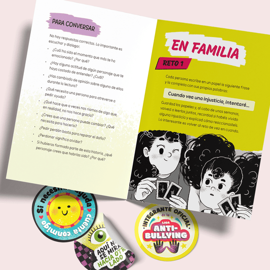 Guía ¡Prohibido callar! + pegatinas